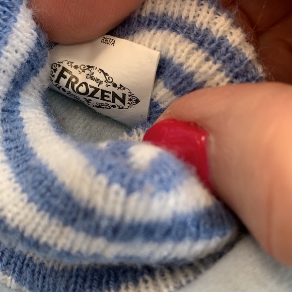 Disney Frozen Olaf Plush Slippers - Blue, white and orange - Picture 13 of 16